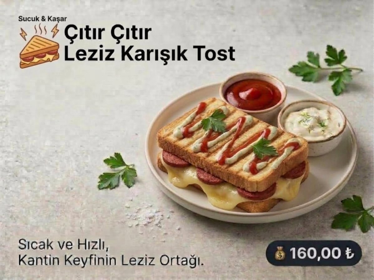 Namet %100 Dana Sucuklu Karışık Tost 🌟
