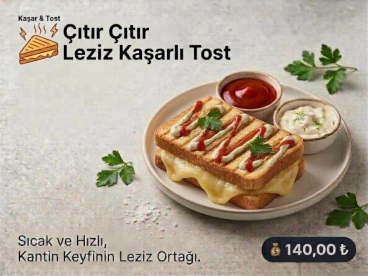 Çıtır Ekmekte Bol Kaşarlı Klasik 🧀